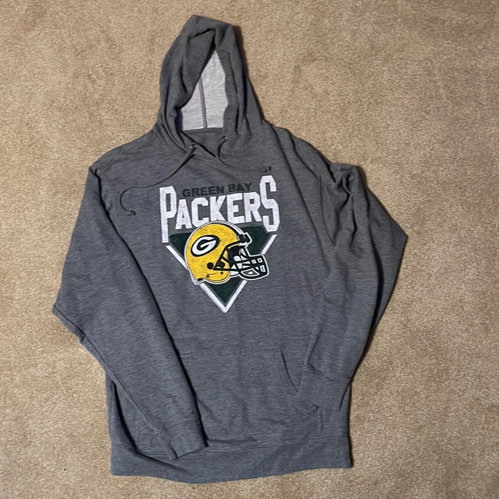 Green Bay Packers hoodie.